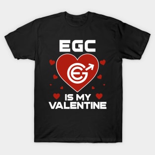 Evergrow Is My Valentine EGC Coin To The Moon Crypto Token Cryptocurrency Blockchain Wallet Birthday Gift For Men Women Kids T-Shirt